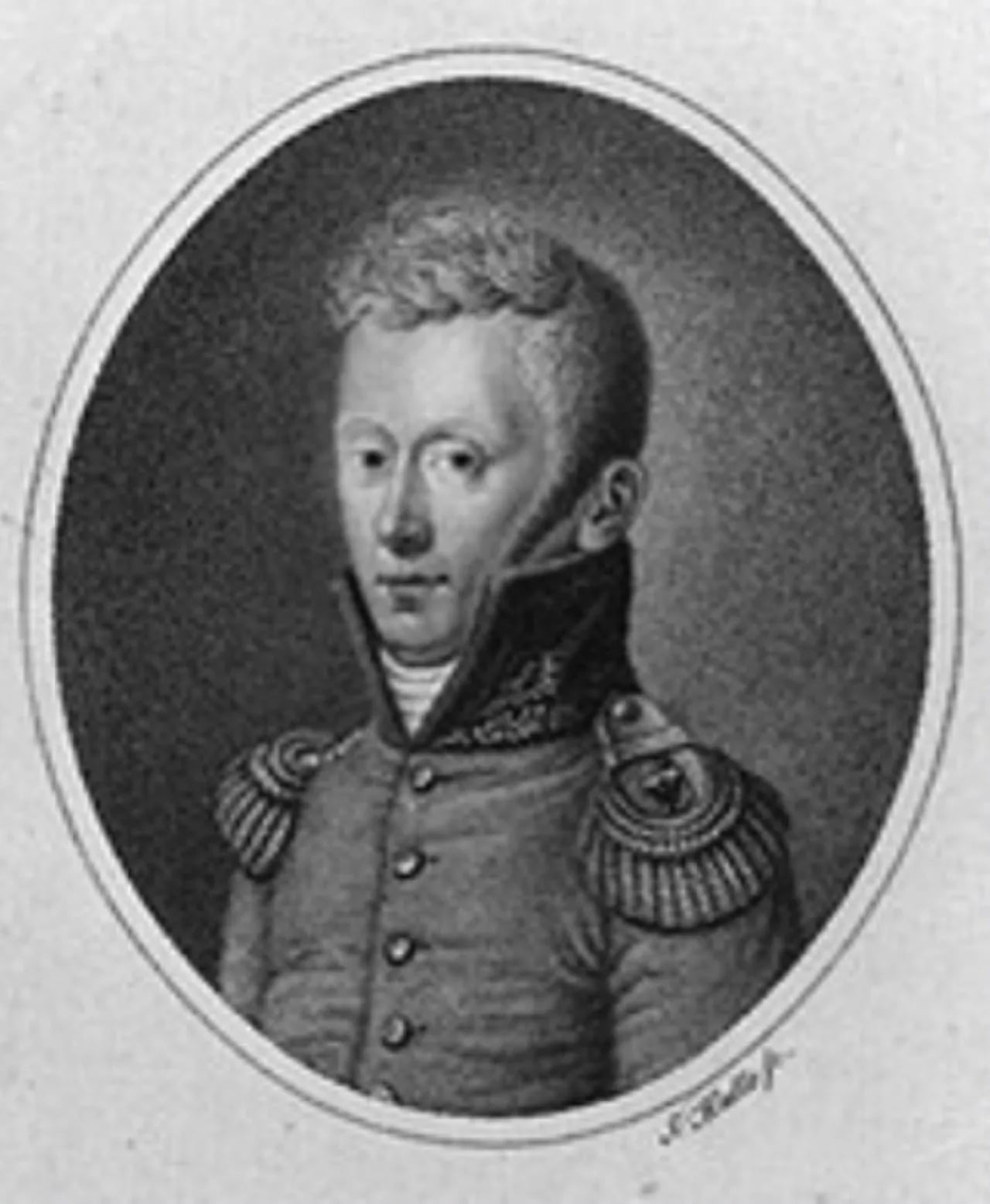 Portrait of Justus von Gruner (1777–1820) – memorial page