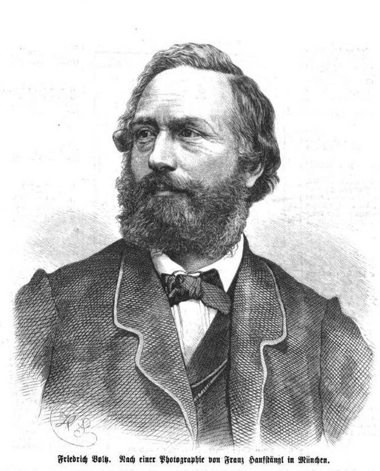 Portrait of Friedrich Voltz (1817–1886) – memorial page