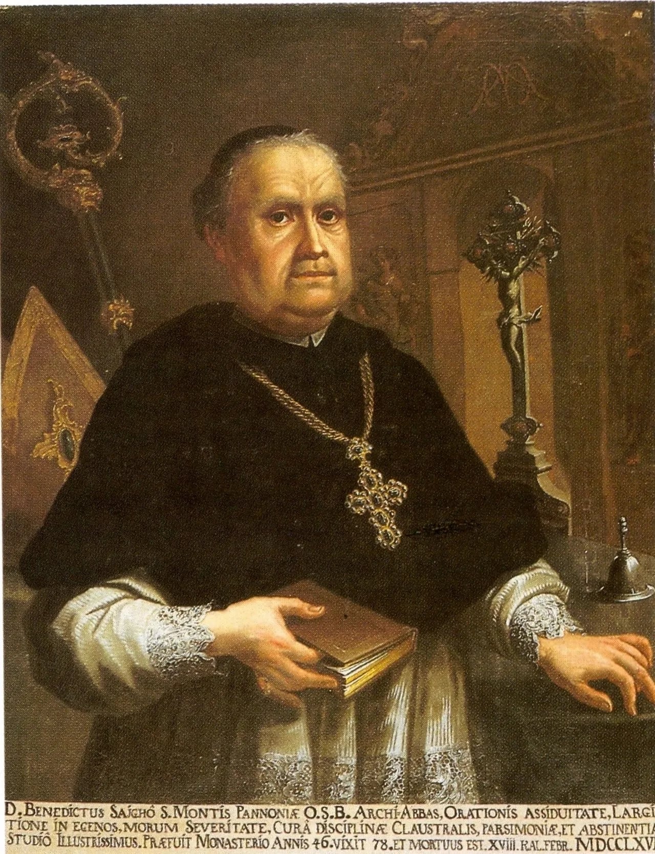 Portrait of Benedek Sajghó (1690–1768) – memorial page