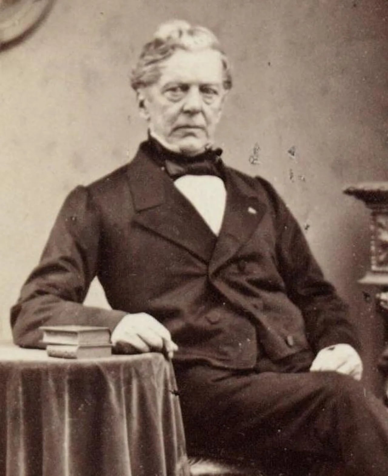 Porträt von Isaäc Theodorus ter Bruggen Hugenholtz (1801–1871) – Gedenkseite