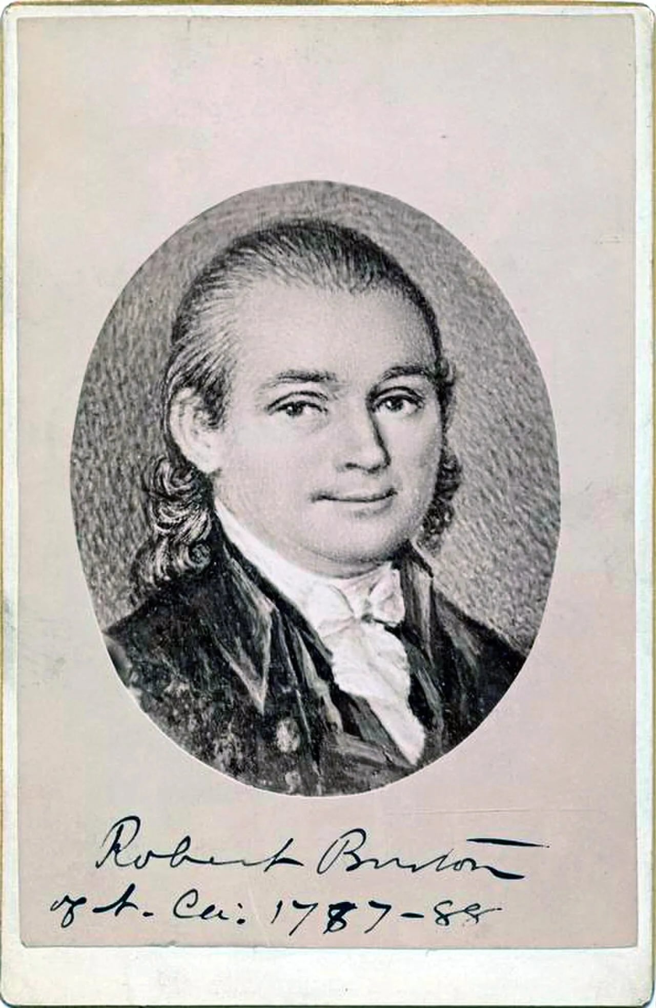Portrait of Robert Burton (1747–1825) – memorial page