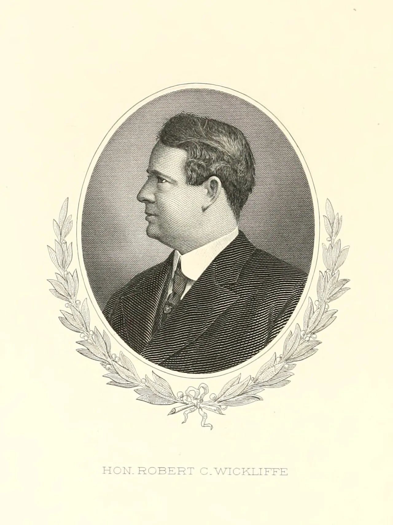 Portrait of Robert C. Wickliffe (1874–1912) – memorial page