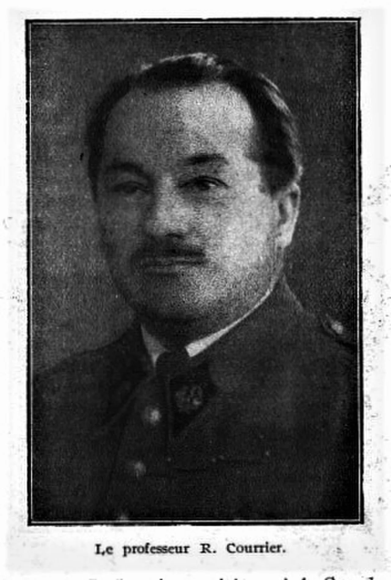 Portrait of Robert Courrier (1895–1986) – memorial page