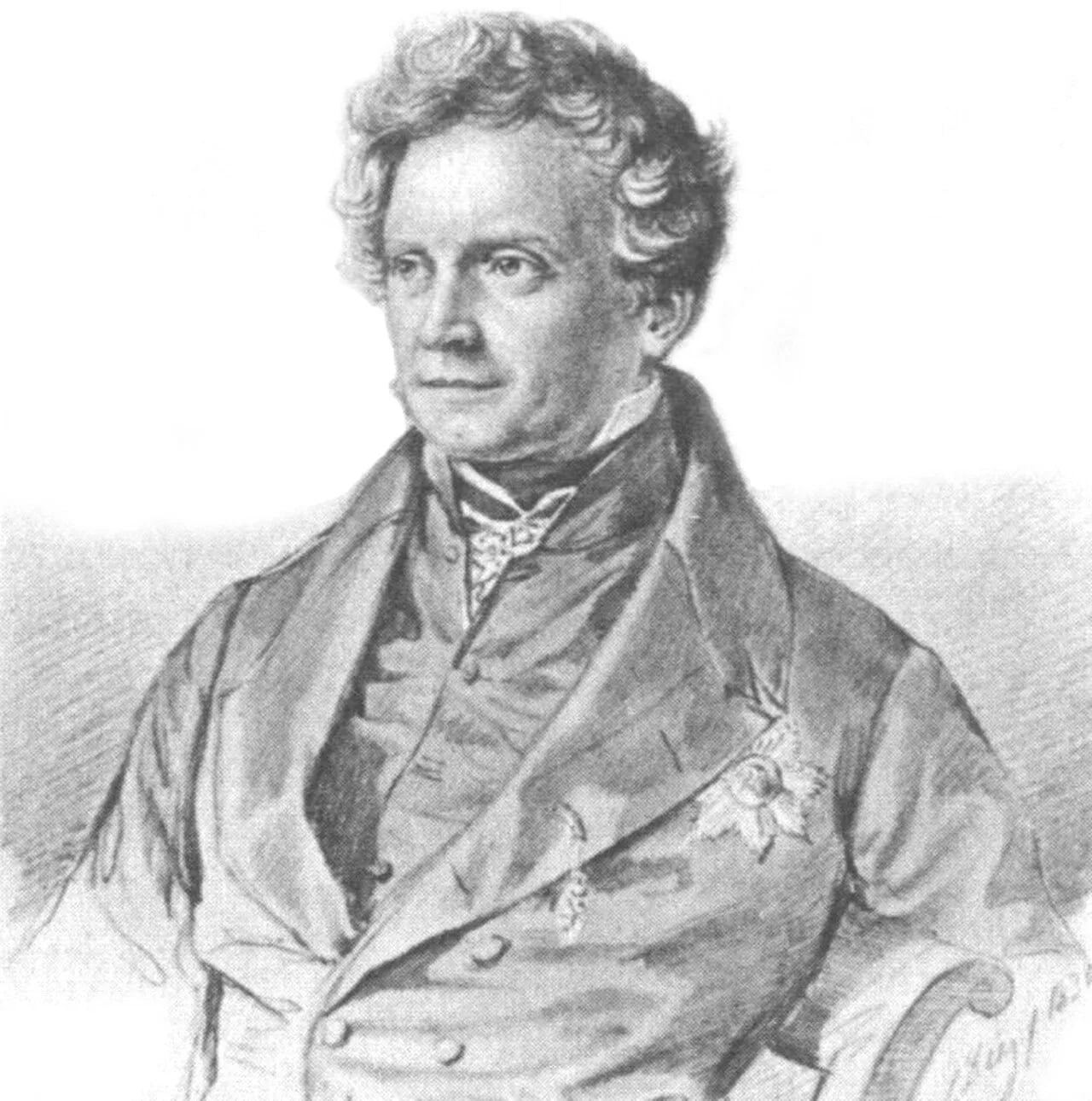 Porträt von Karl August Varnhagen von Ense (1785–1858) – Gedenkseite