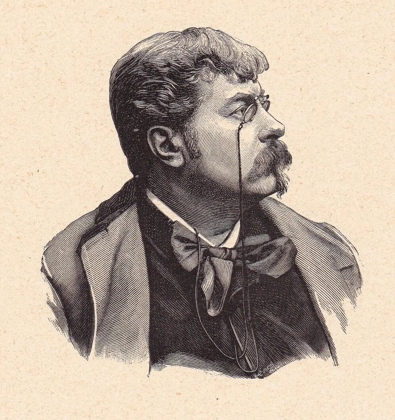 Porträt von Camille Lemonnier (1844–1913) – Gedenkseite