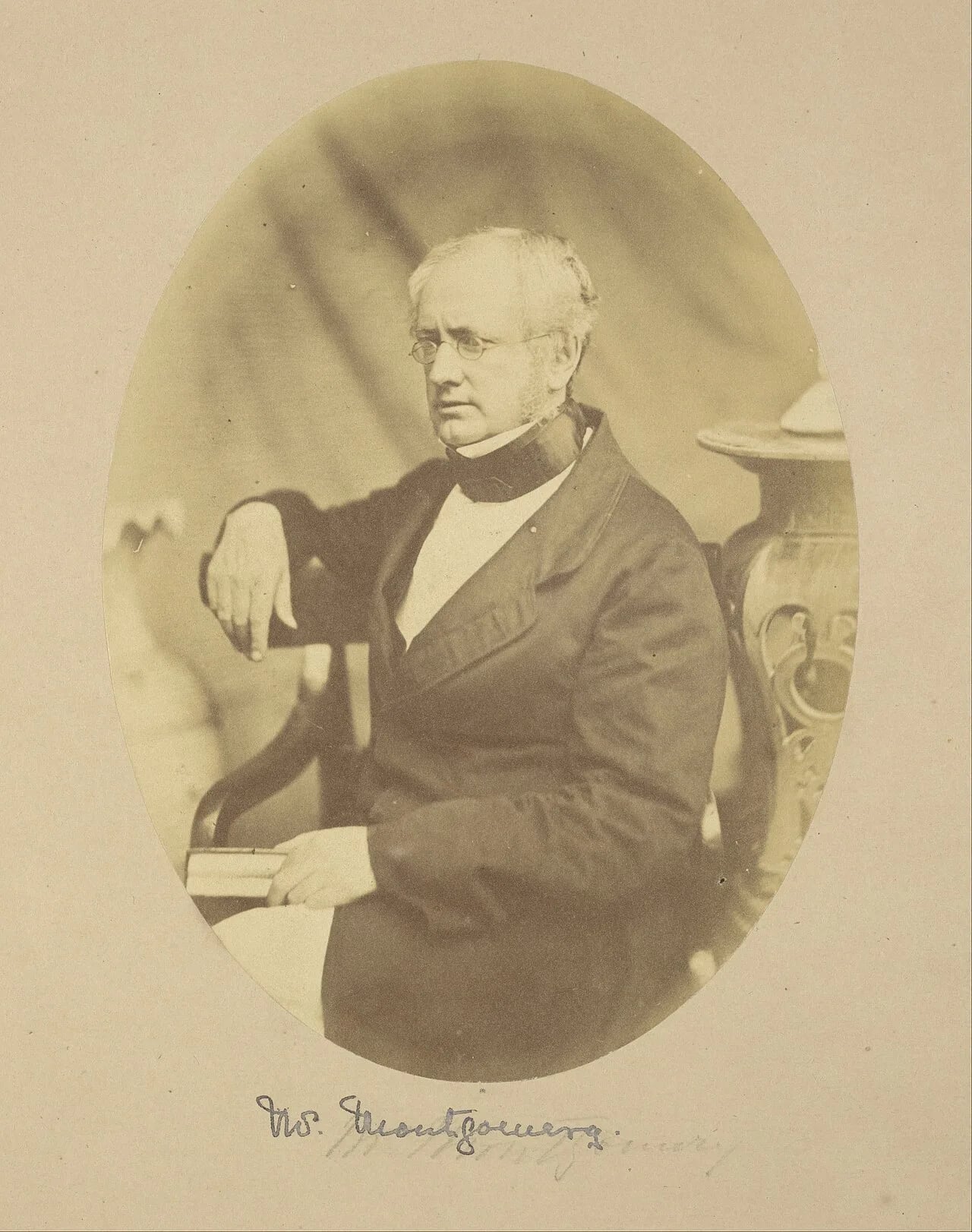 Porträt von Robert Montgomery (1809–1887) – Gedenkseite