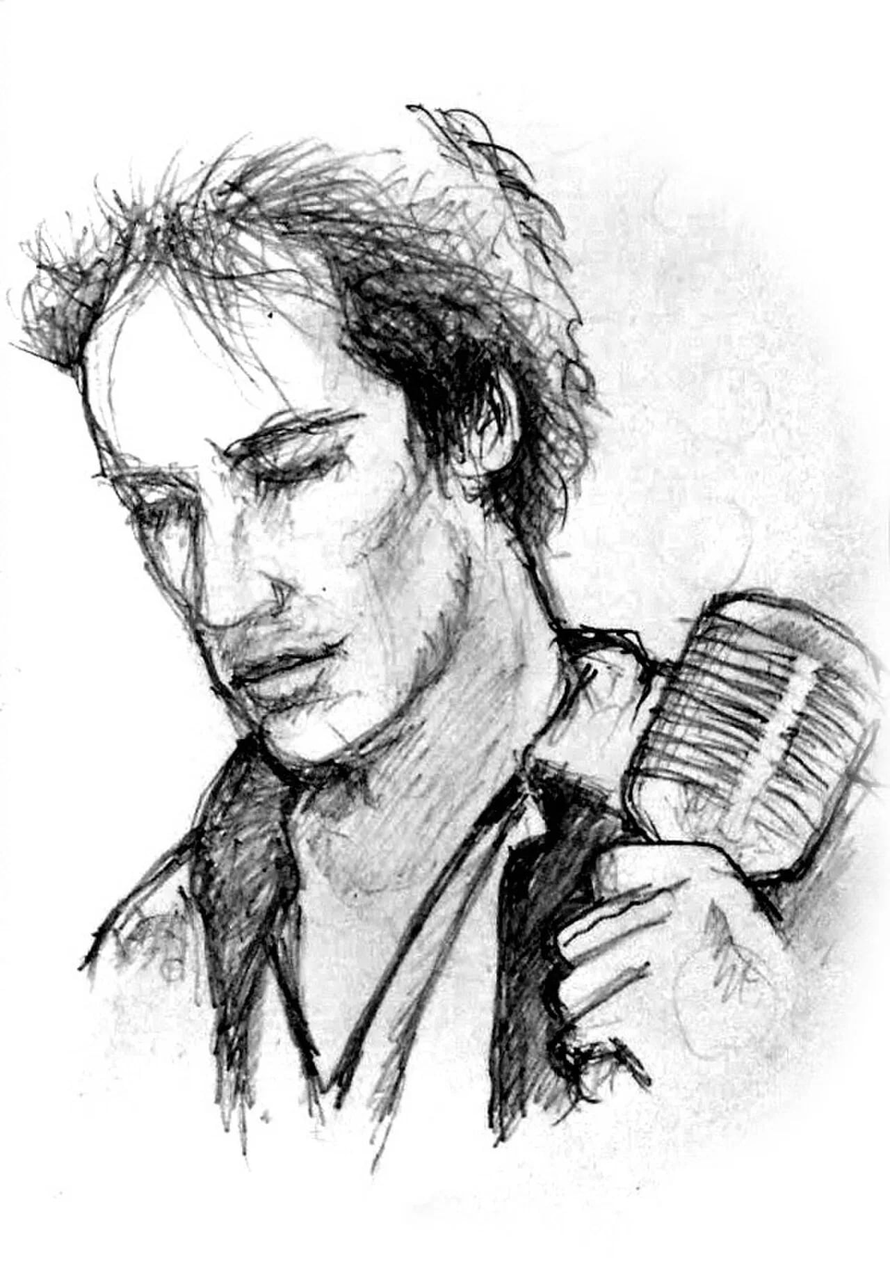 Porträt von Jeff Buckley (1966–1997) – Gedenkseite