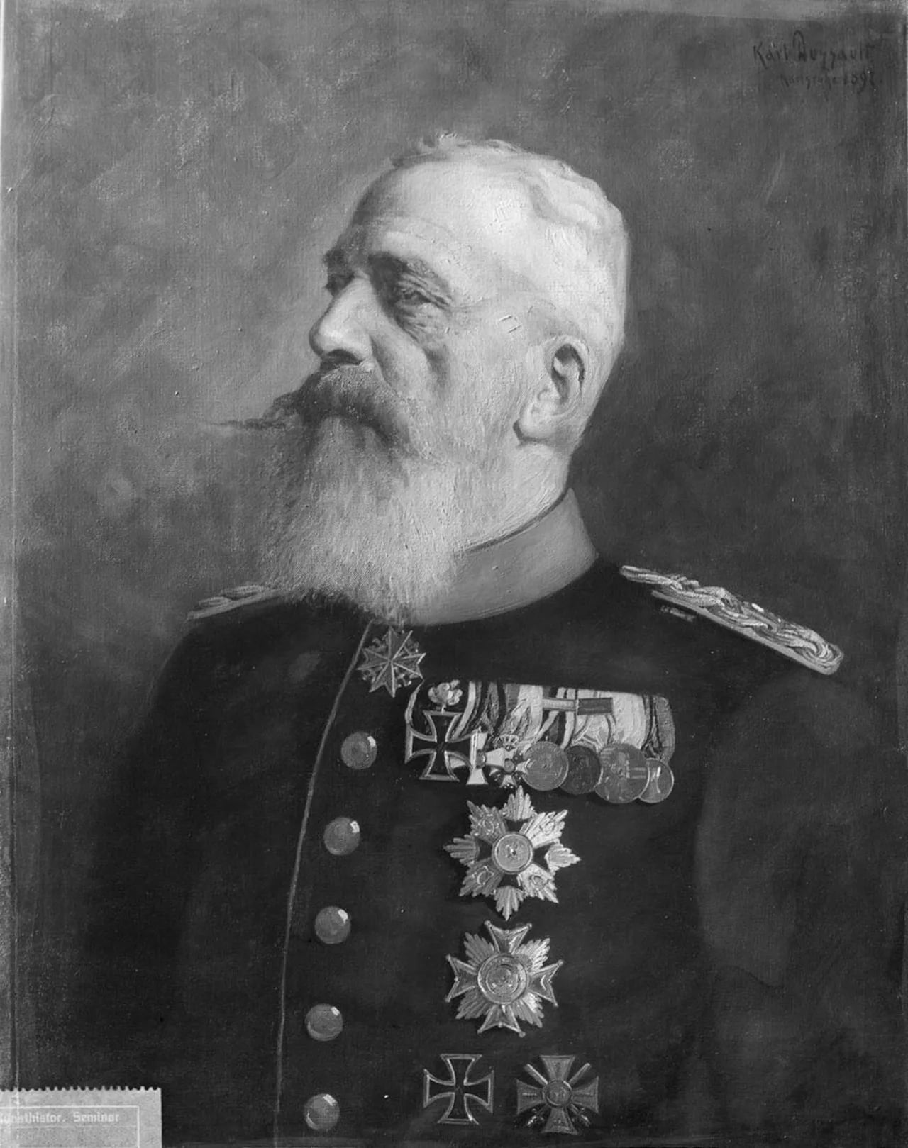 Portrait of Wilhelm von Baden (1829–1897) – memorial page