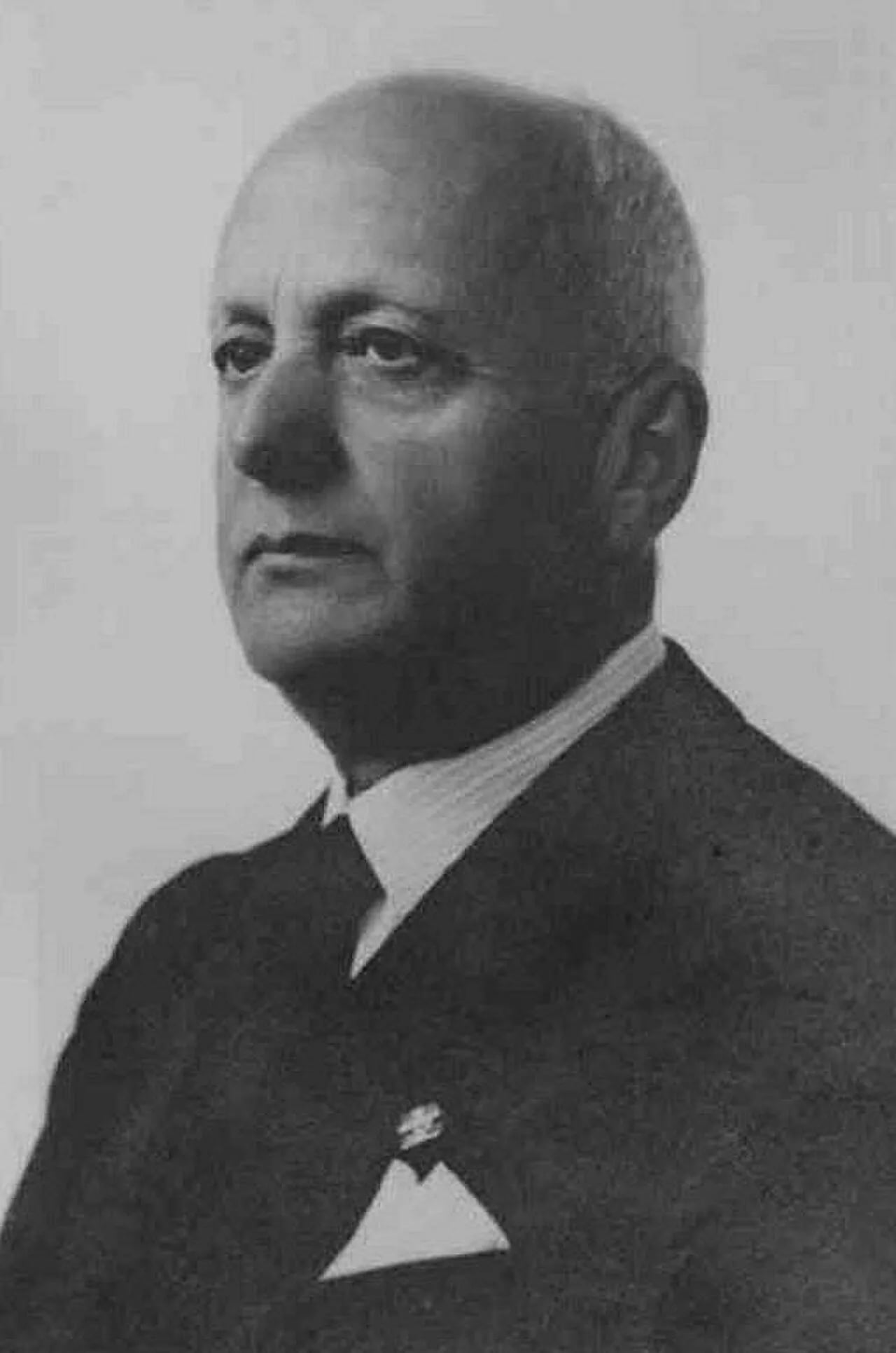 Porträt von Francesco Saverio Mosso (1869–1946) – Gedenkseite