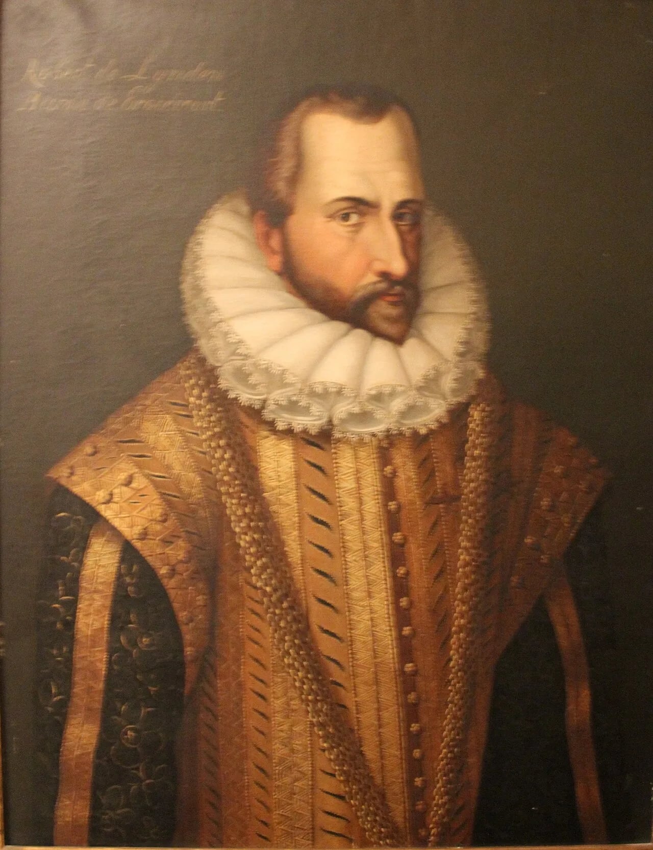 Porträt von Robert von Lynden (1535–1610) – Gedenkseite