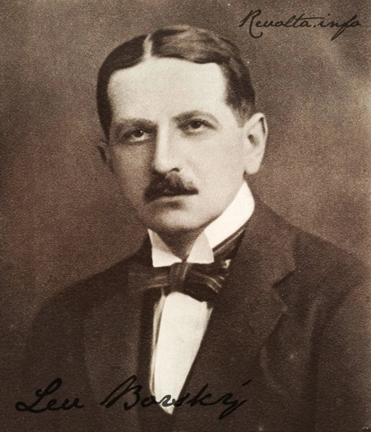 Porträt von Lev Borský (1883–1944) – Gedenkseite