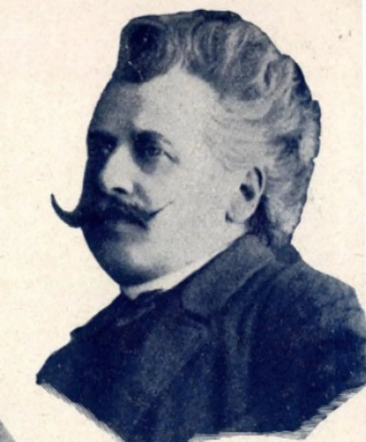 Porträt von Alajos Bogyó (1834–1906) – Gedenkseite