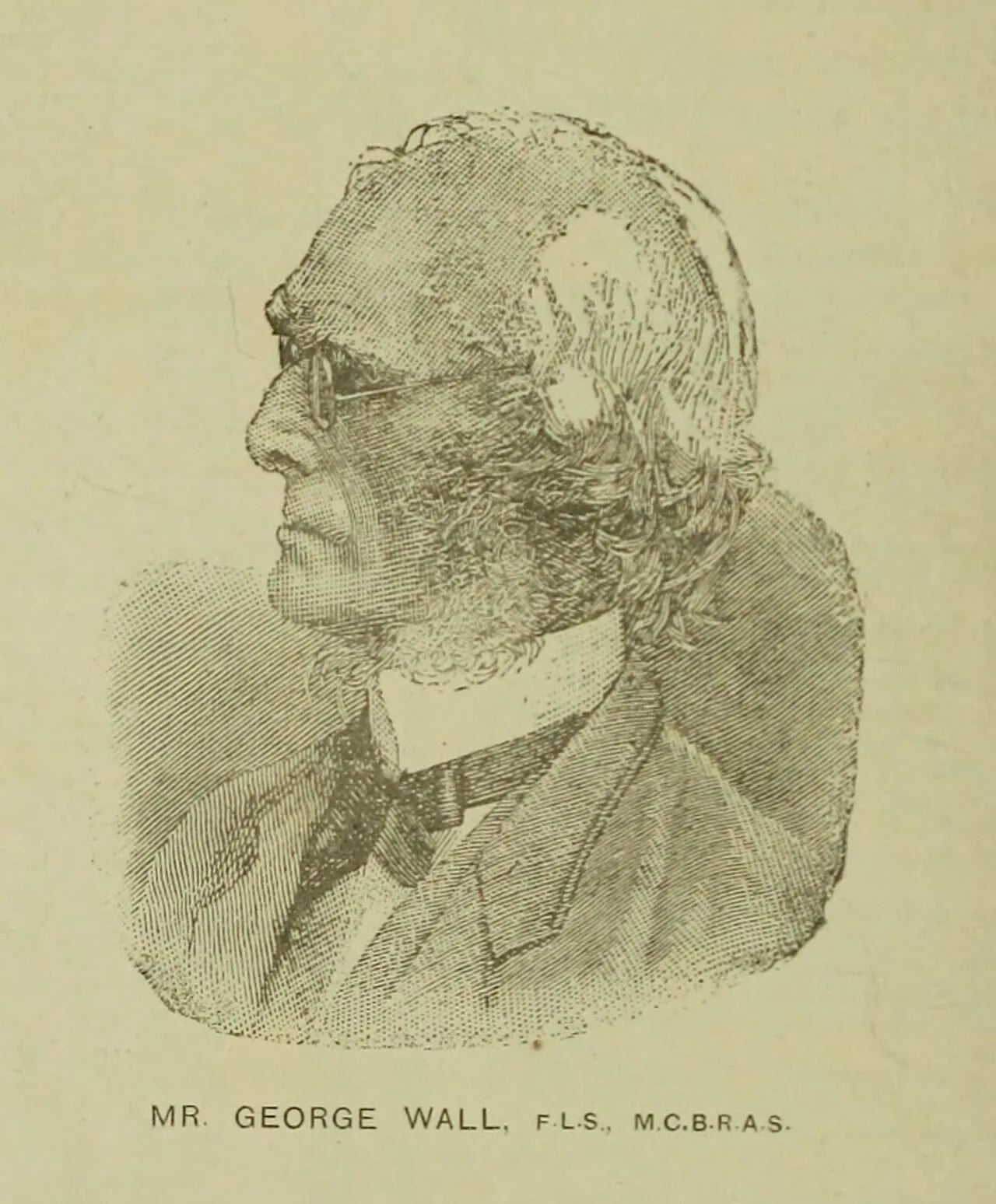 Porträt von George Wall (1821–1894) – Gedenkseite