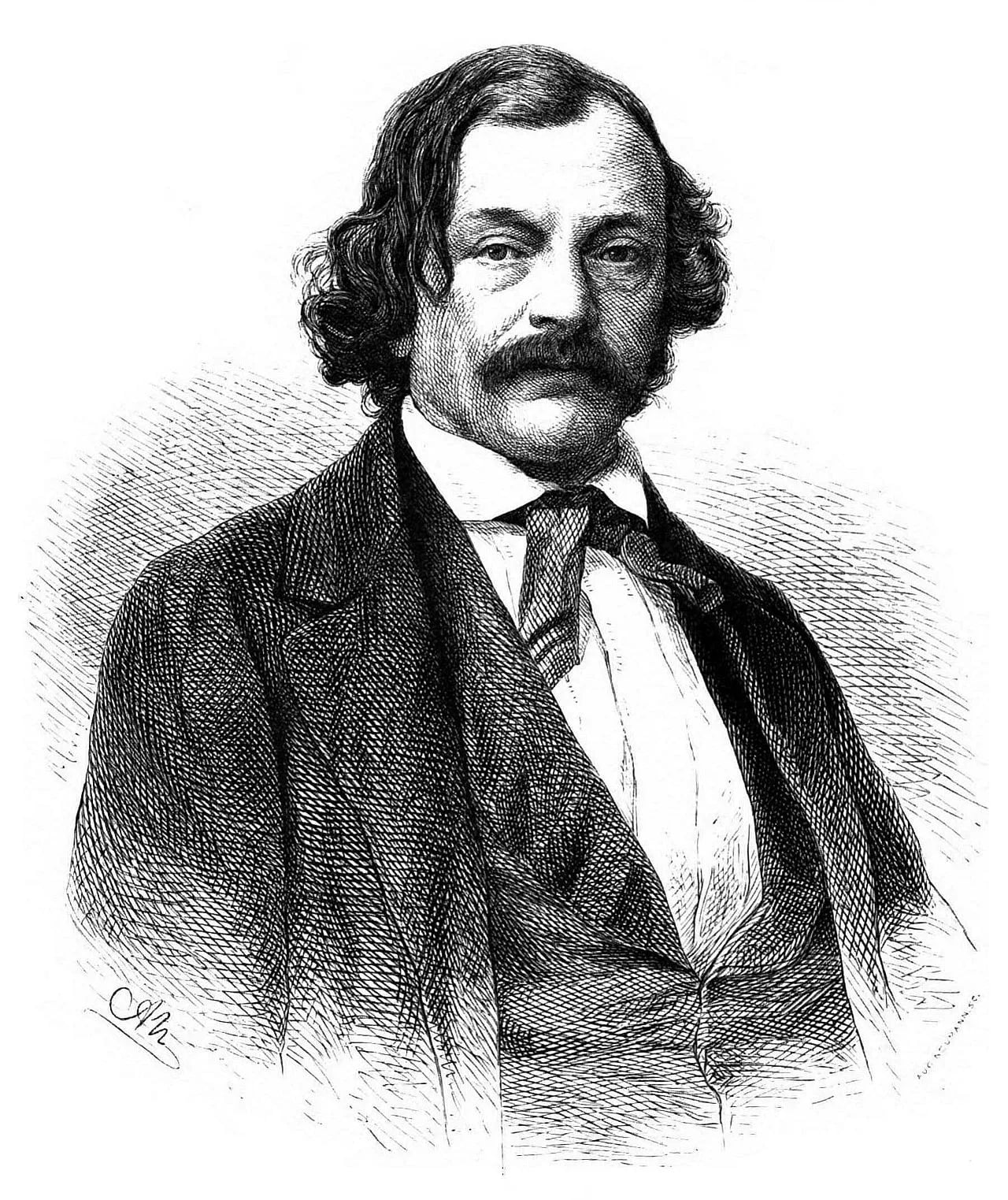 Portrait of Hermann Marggraff (1809–1864) – memorial page