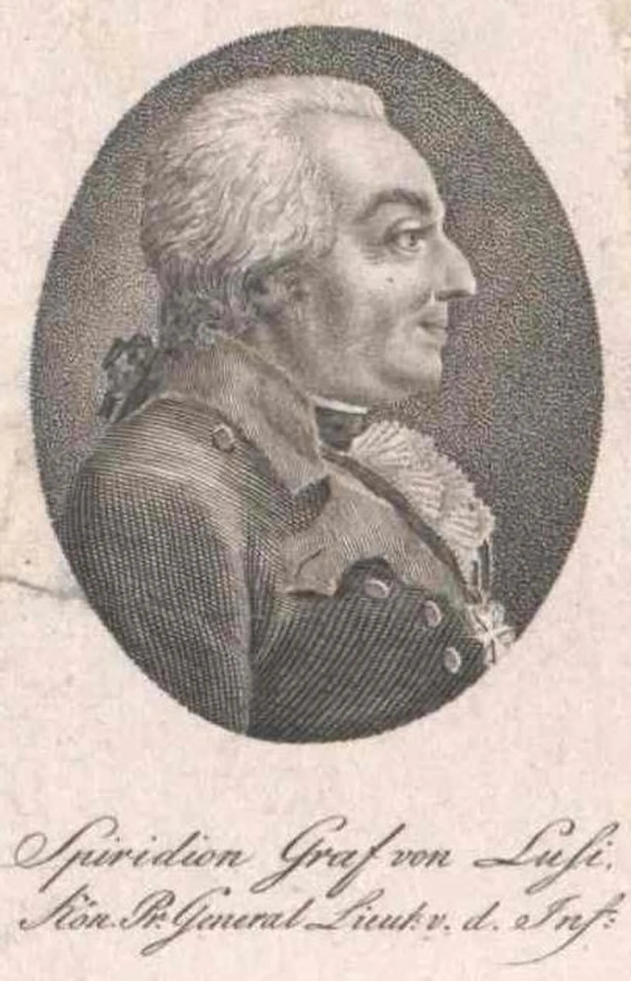 Portrait of Spiridion von Lusi (1741–1815) – memorial page