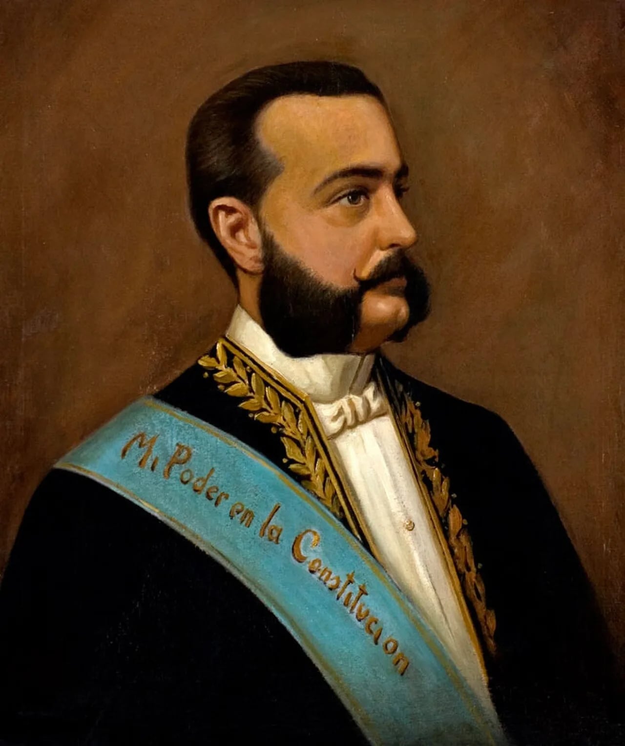 Porträt von José Plácido Caamaño (1837–1900) – Gedenkseite