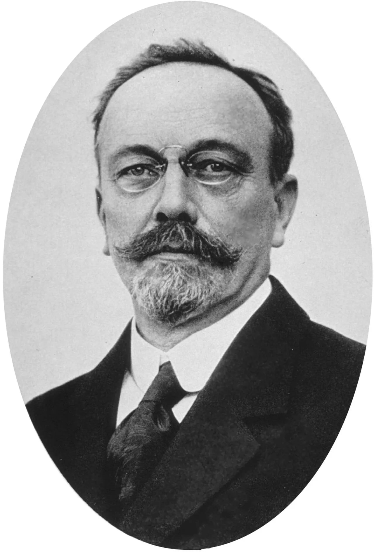 Porträt von Johannes Fibiger (1867–1928) – Gedenkseite