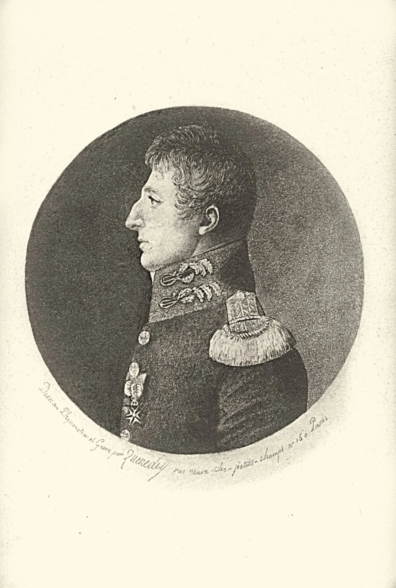 Porträt von Marc Antoine Joseph Frédéric Puton (1779–1856) – Gedenkseite