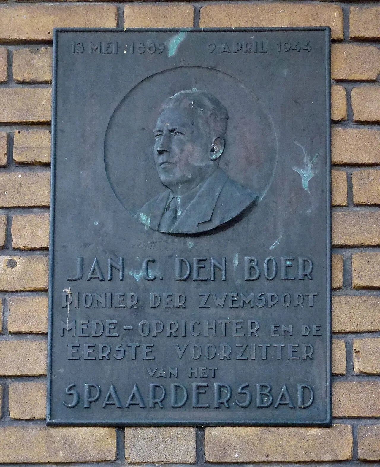 Portrait of Jan den Boer (1889–1944) – memorial page