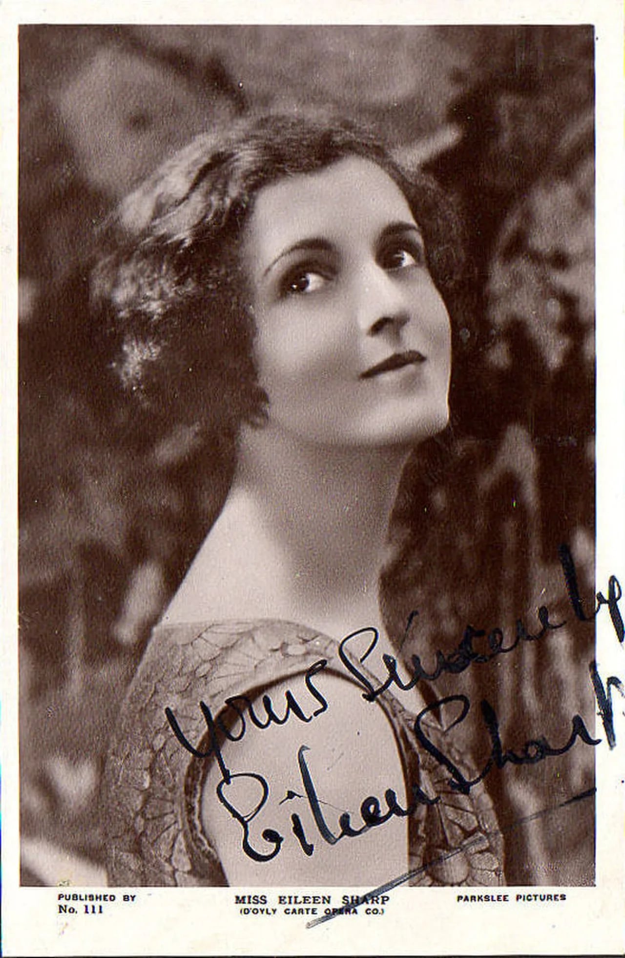 Porträt von Eileen Sharp (1900–1958) – Gedenkseite