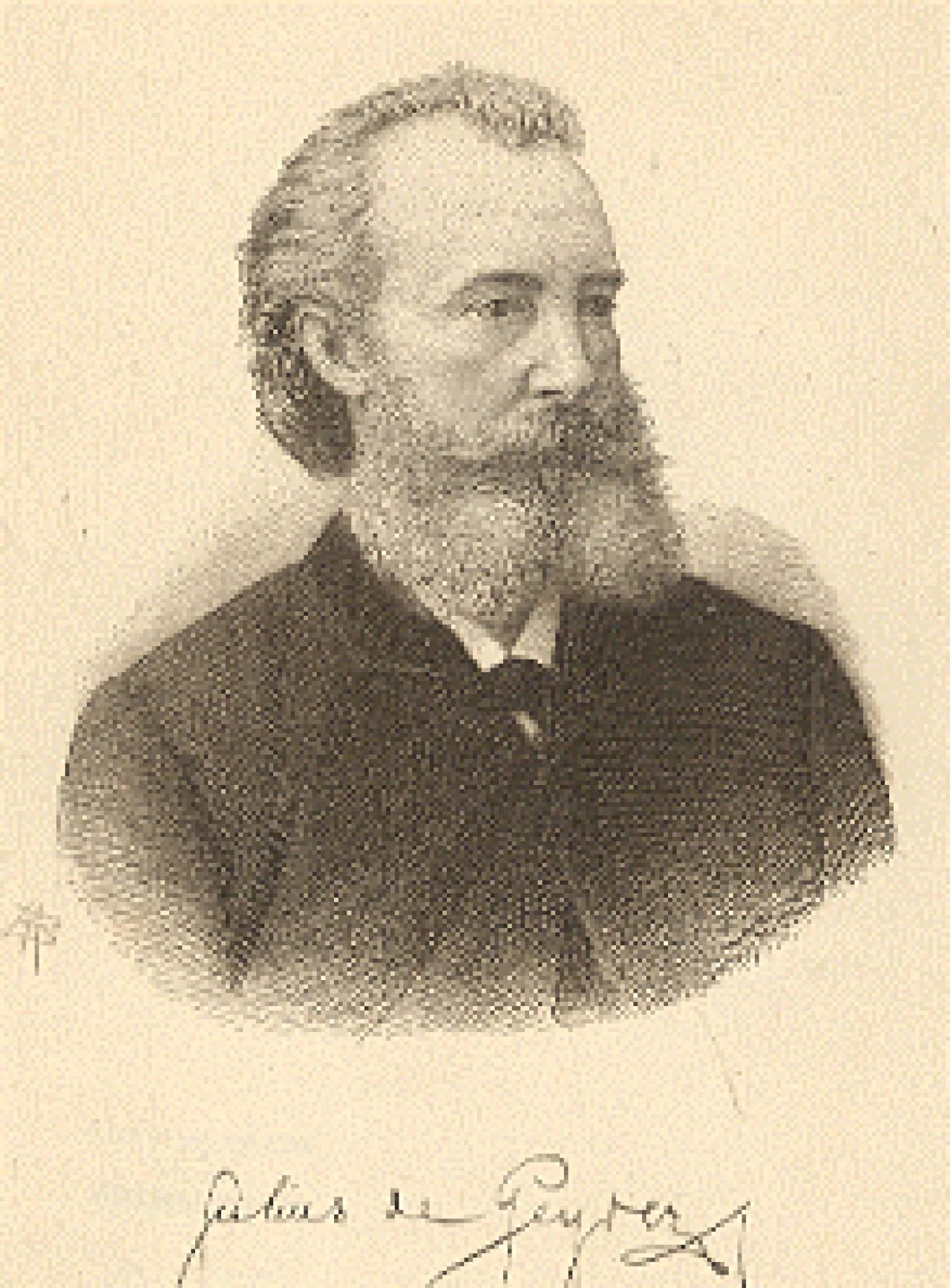 Porträt von Julius De Geyter (1830–1905) – Gedenkseite