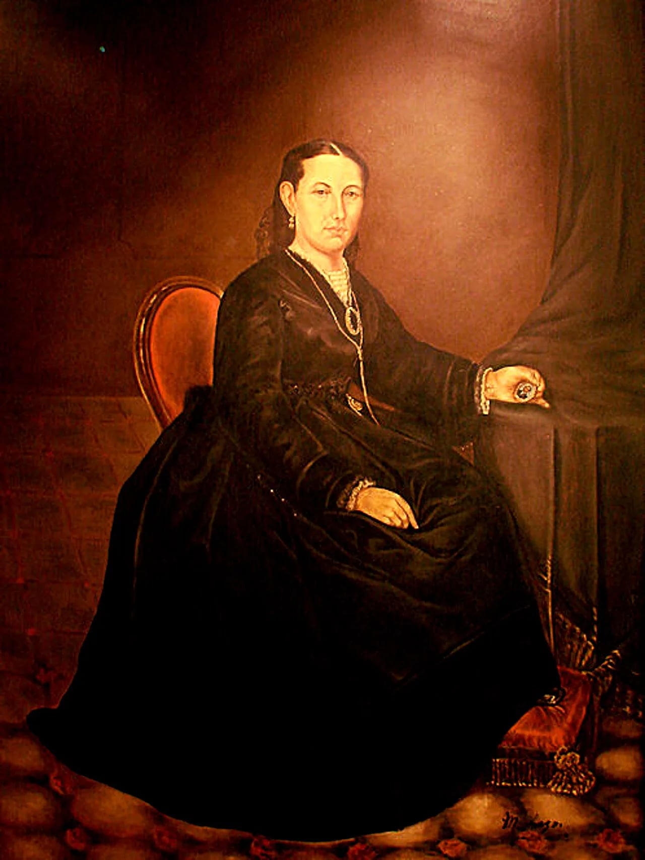 Porträt von Margarita Maza (1826–1871) – Gedenkseite