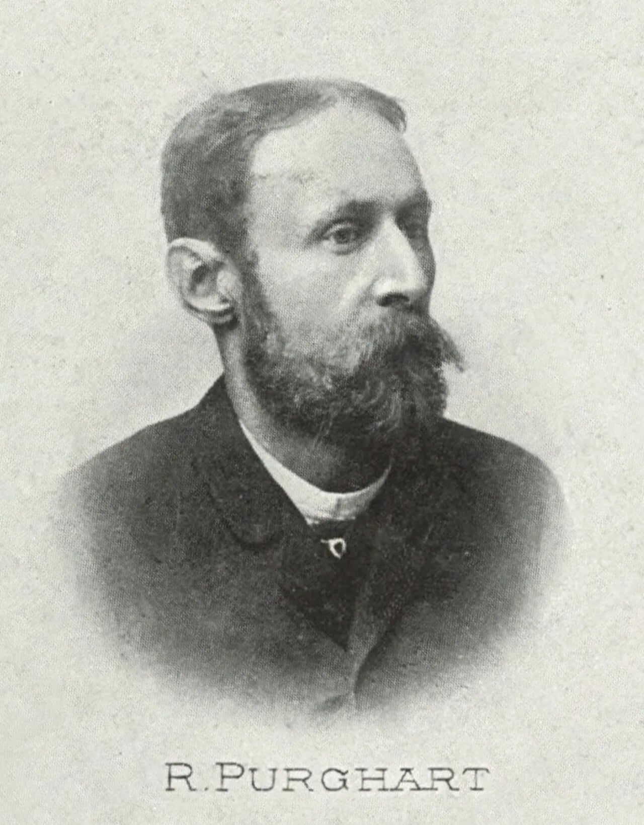 Portrait of Richard Purghart (1851–1910) – memorial page