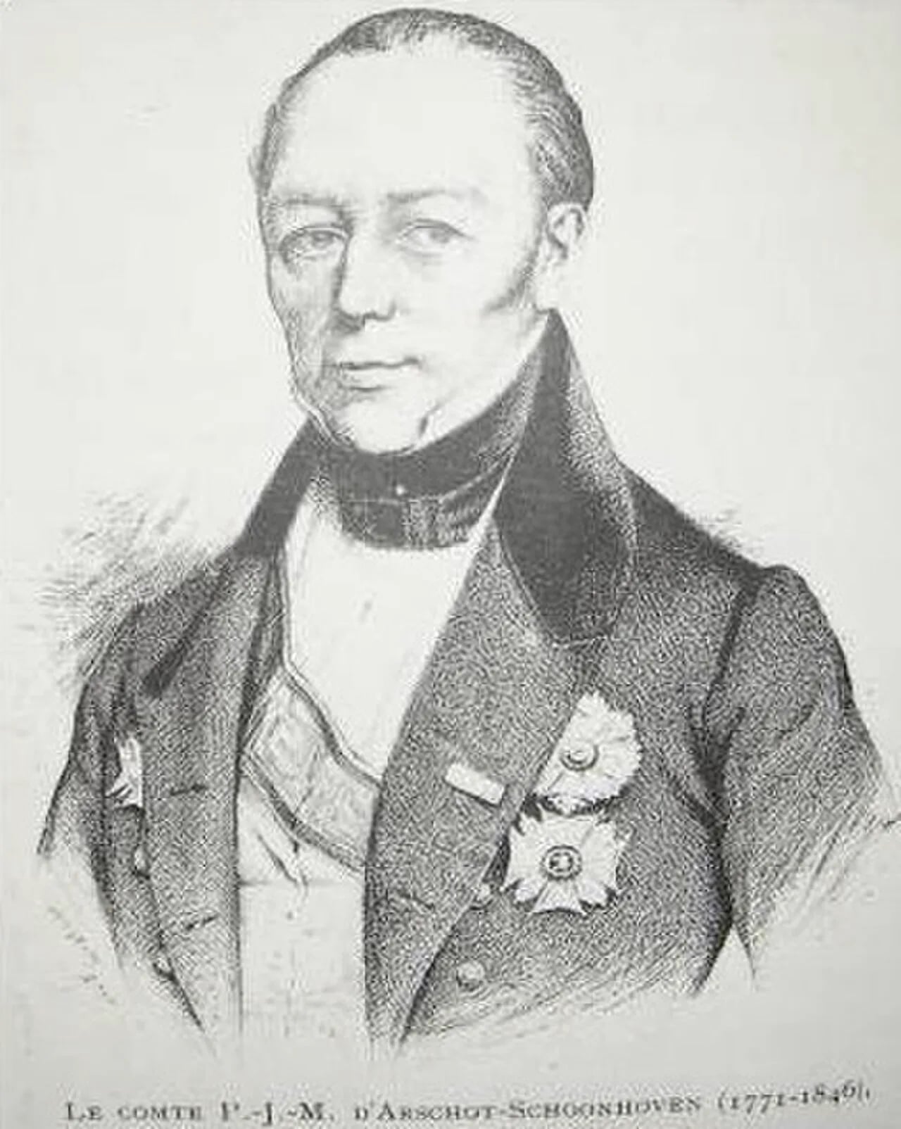 Portrait of Philippe d’Arschot Schoonhoven (1771–1846) – memorial page