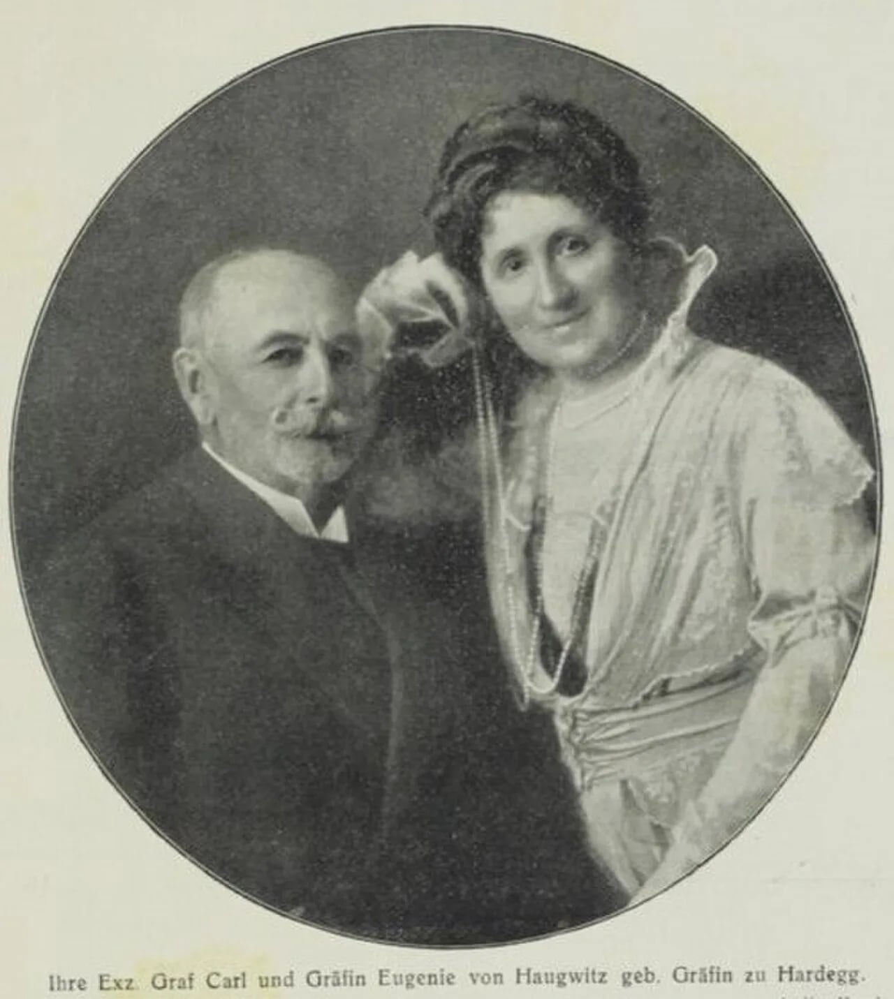 Porträt von Karl Wilhelm Haugwitz (1843–1921) – Gedenkseite
