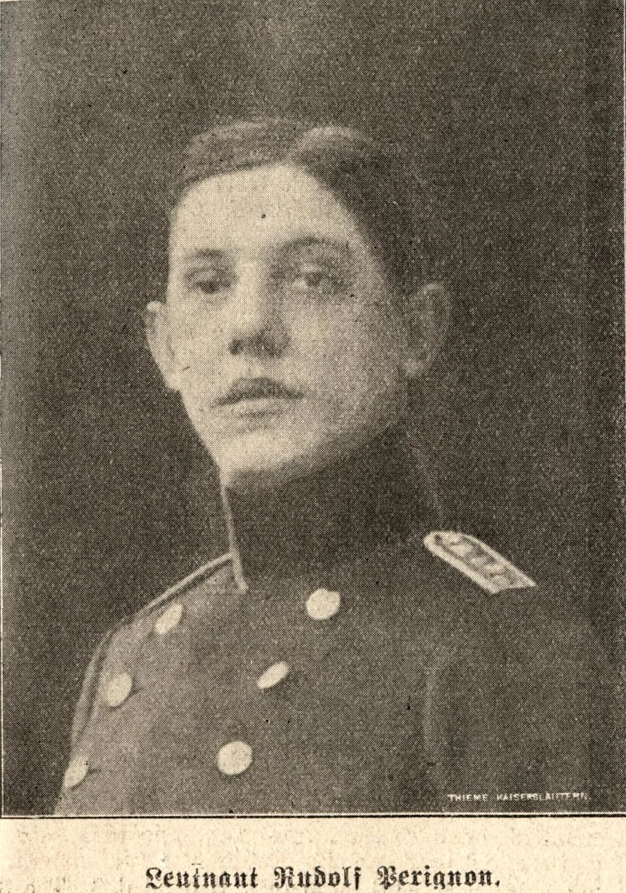 Porträt von Rudolf von Perignon (1880–1959) – Gedenkseite