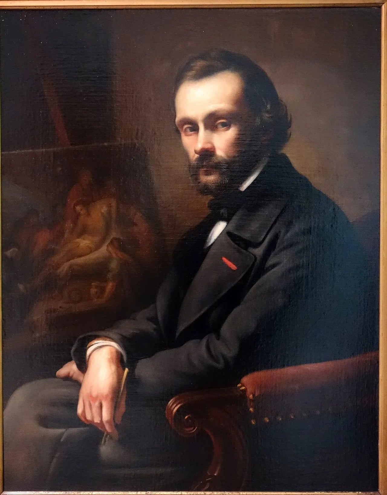 Portrait of Lambert Mathieu (1804–1861) – memorial page