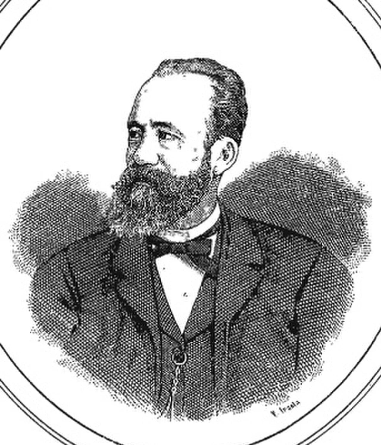 Porträt von Joaquín Jamar (1837–1887) – Gedenkseite