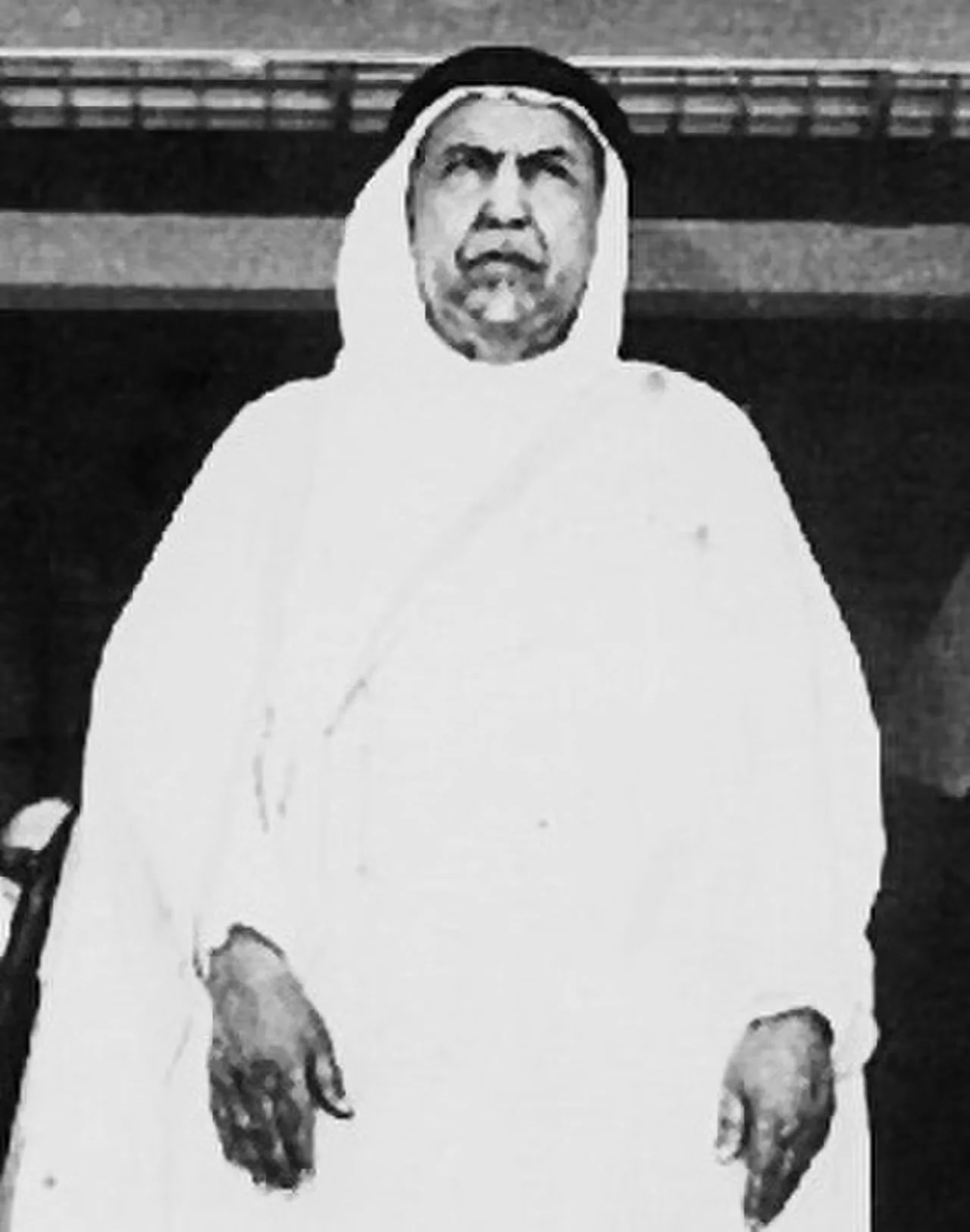 Porträt von Abdullah III Al-Salim Al-Sabah (1895–1965) – Gedenkseite