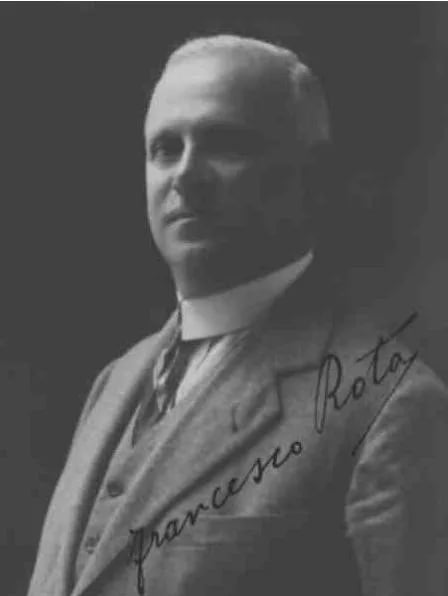 Portrait of Francesco Rota (1870–1957) – memorial page