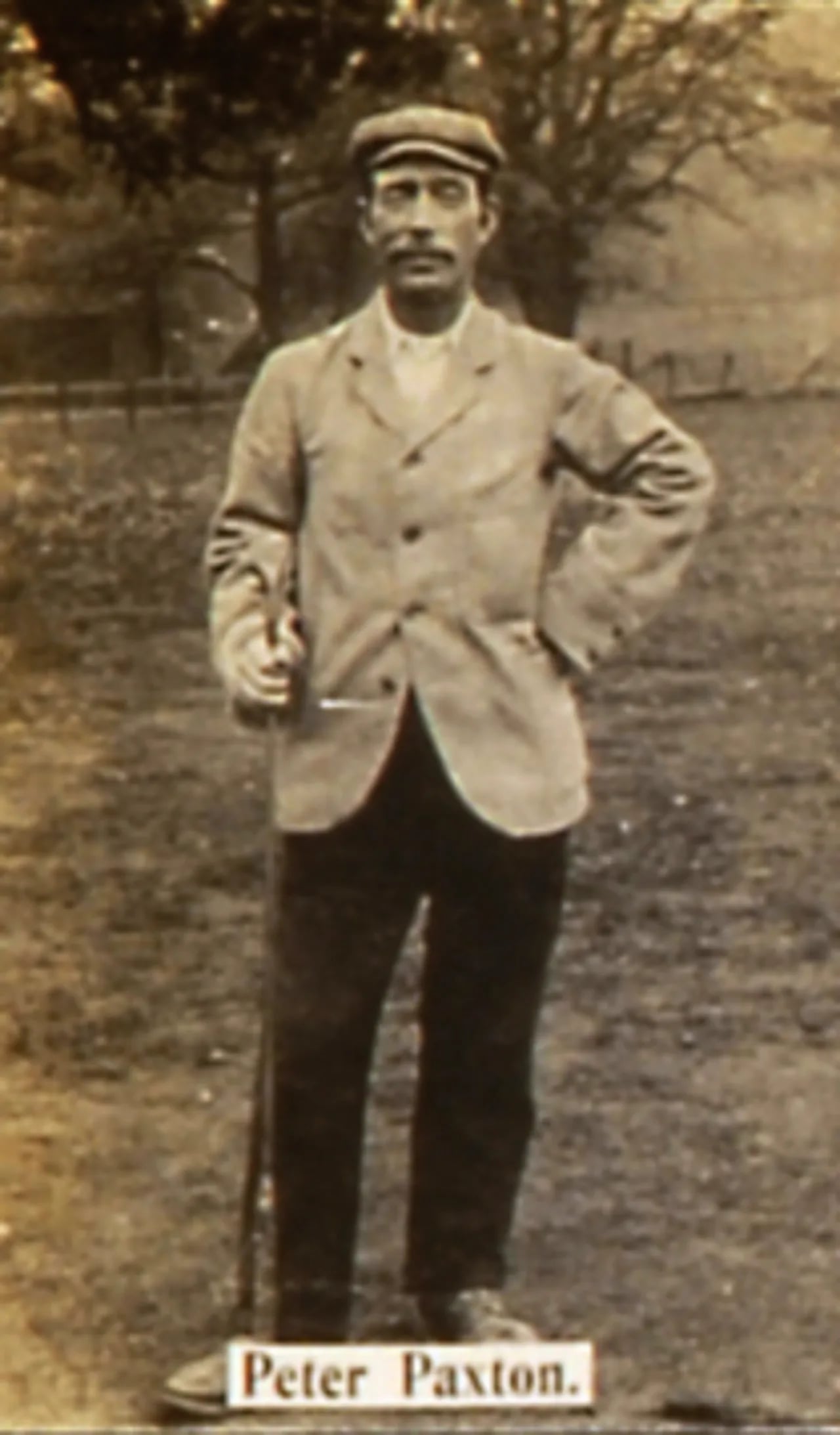 Porträt von Peter Paxton (1857–1929) – Gedenkseite