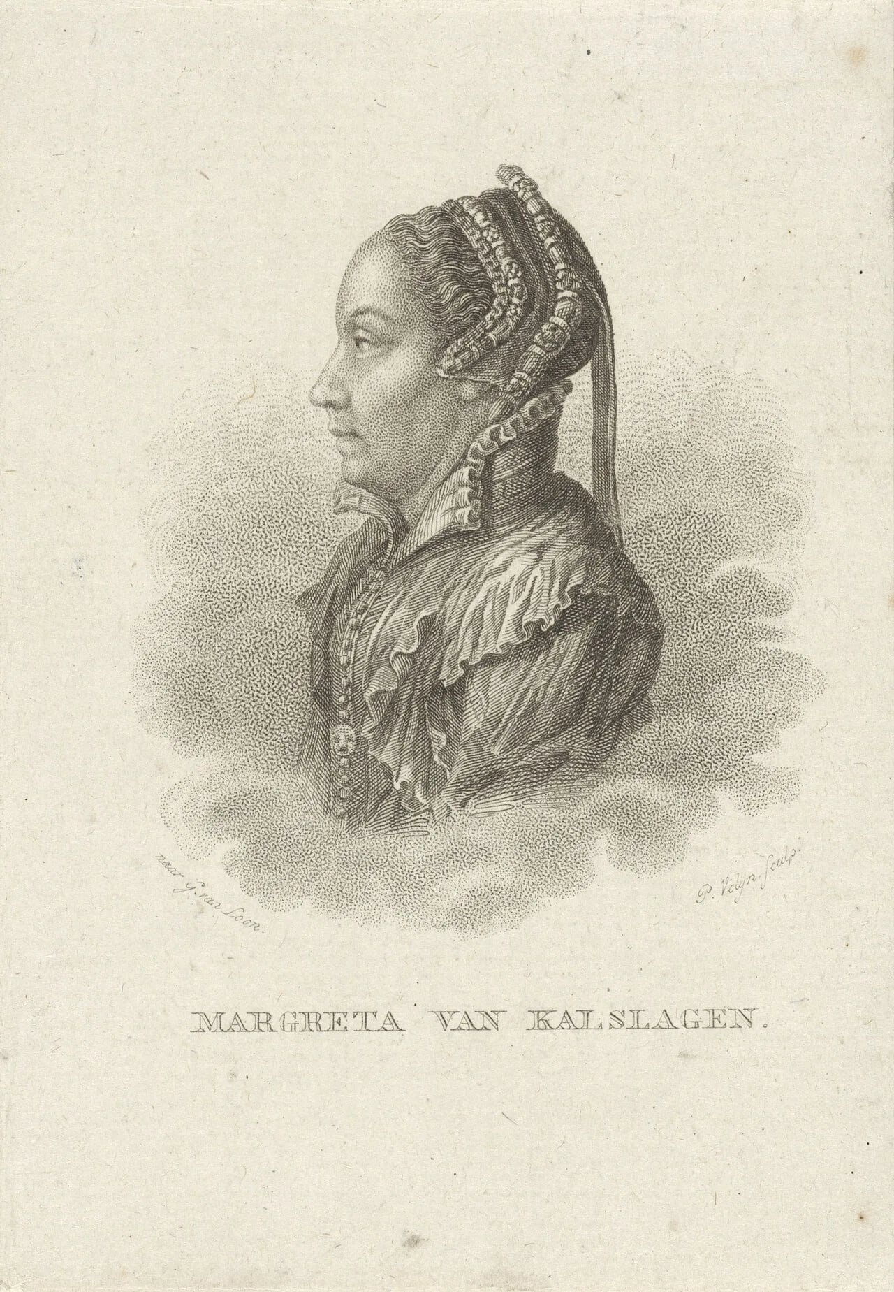 Porträt von Margaretha Coppier (1516–1597) – Gedenkseite