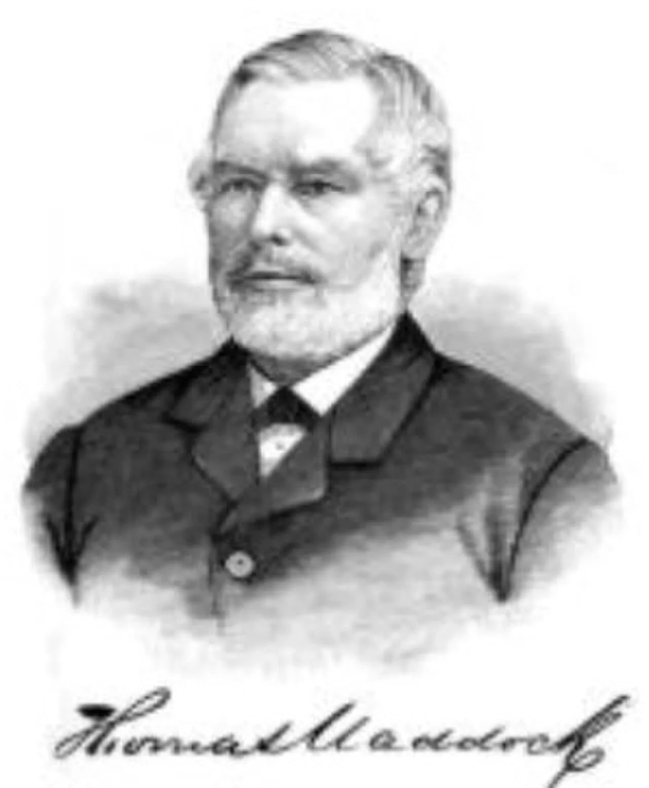 Portrait of Thomas Maddock (1818–1899) – memorial page