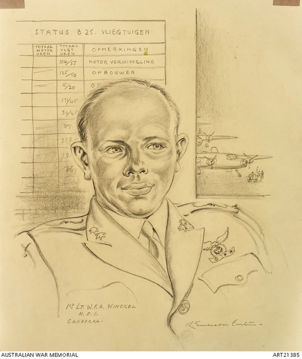 Porträt von Gus Winckel (1912–2013) – Gedenkseite