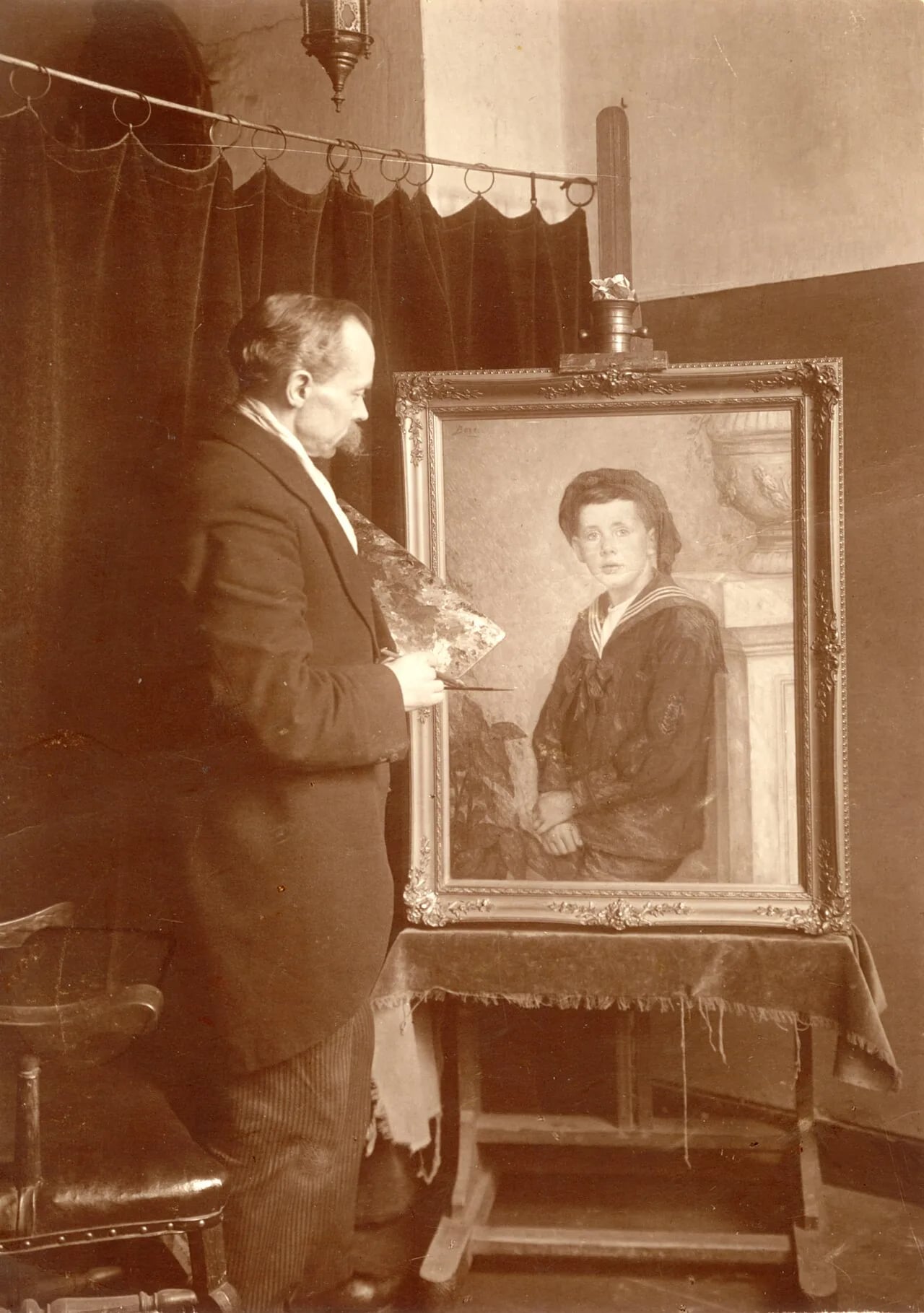 Porträt von Louis Krans (1875–1932) – Gedenkseite