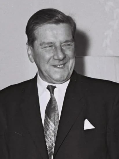 Porträt von Victor Feather, Baron Feather (1908–1976) – Gedenkseite