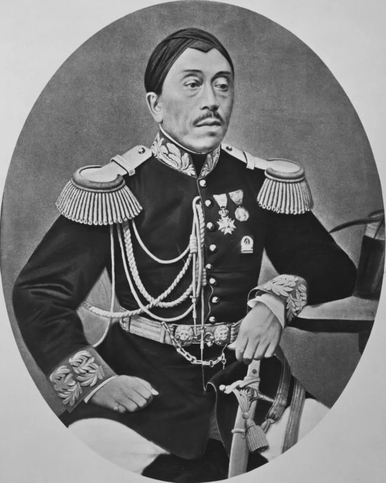 Porträt von Mangkunegara IV (1809–1881) – Gedenkseite