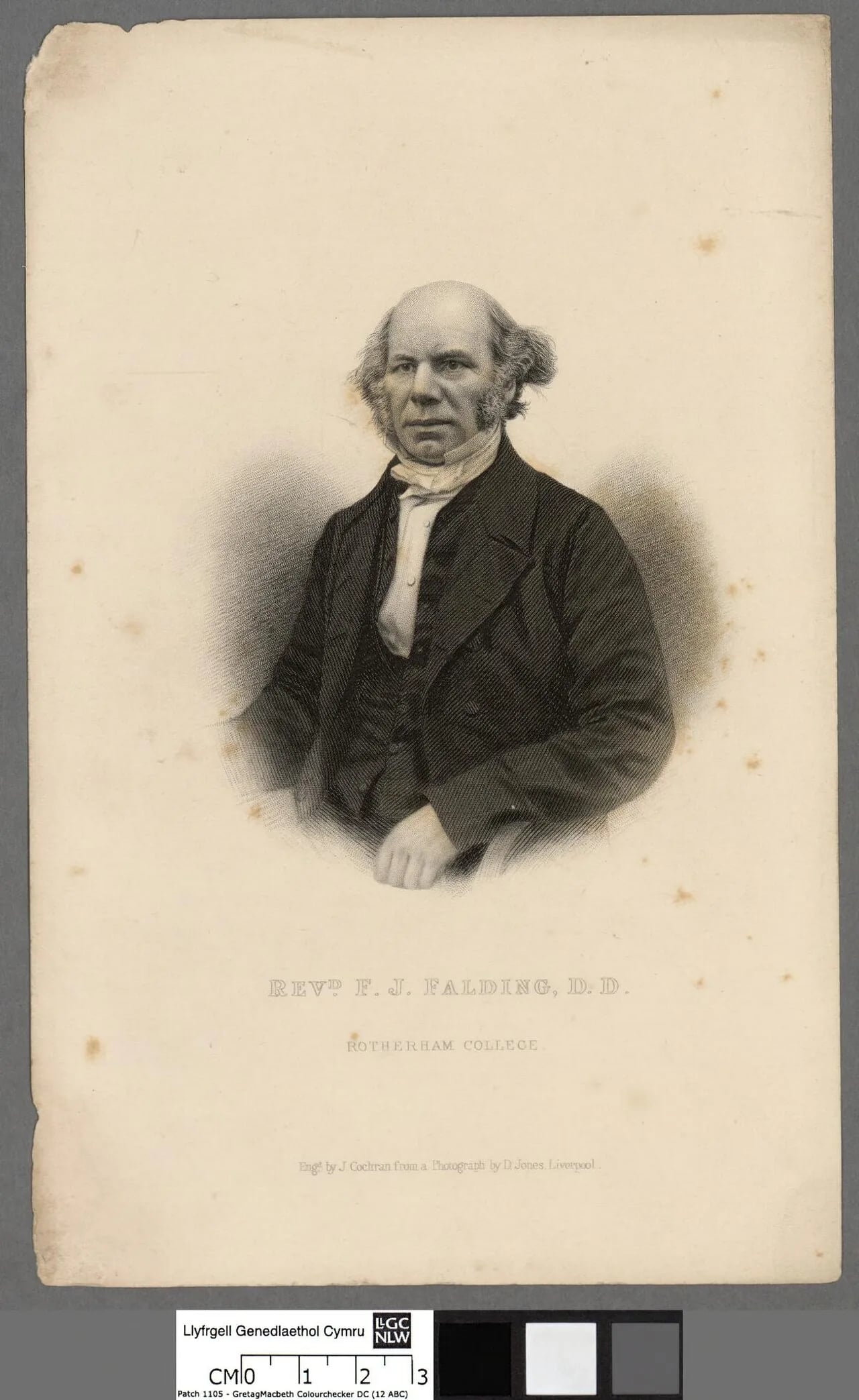 Portrait of Frederick John Falding (1818–1892) – memorial page
