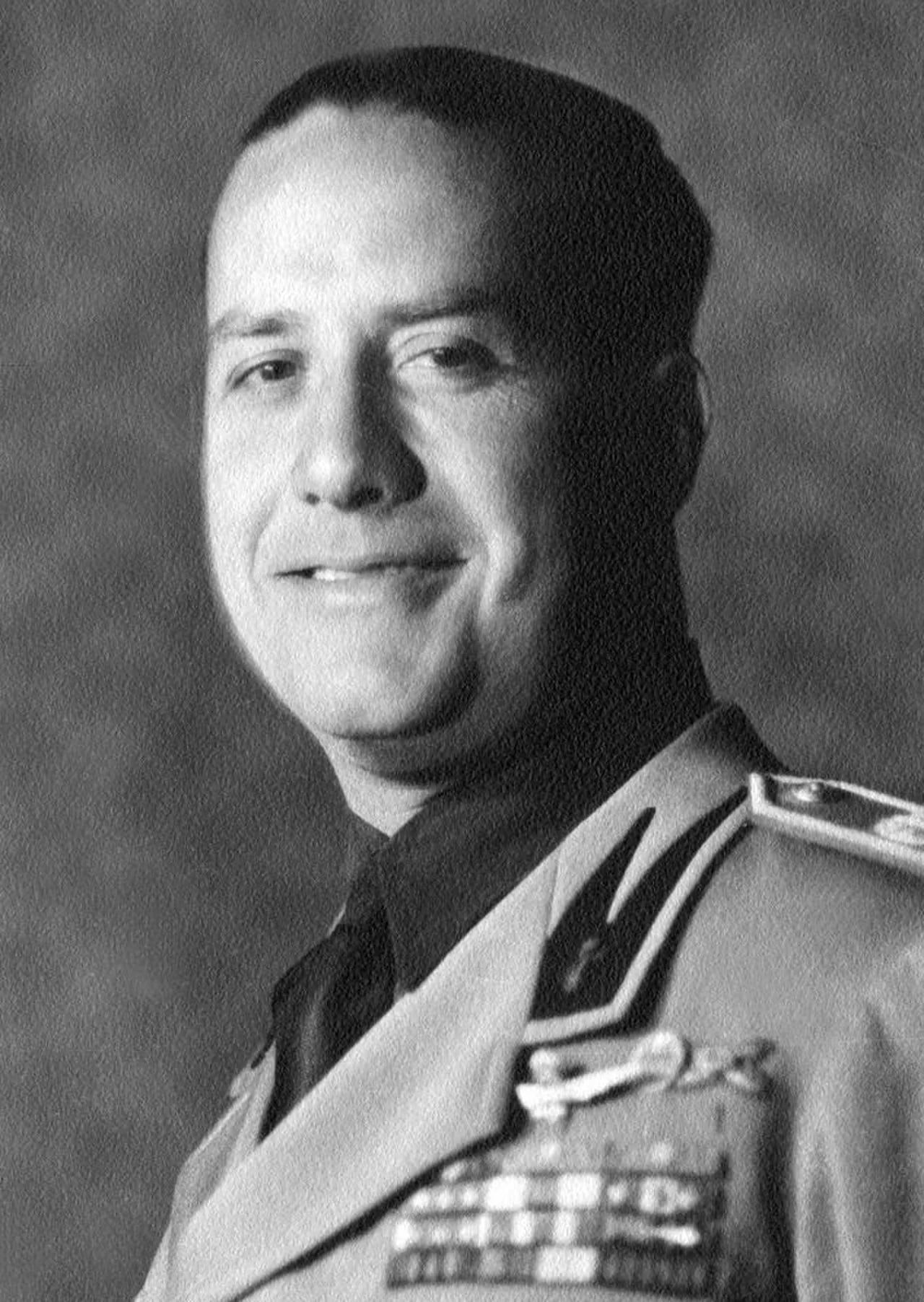 Porträt von Galeazzo Ciano (1903–1944) – Gedenkseite