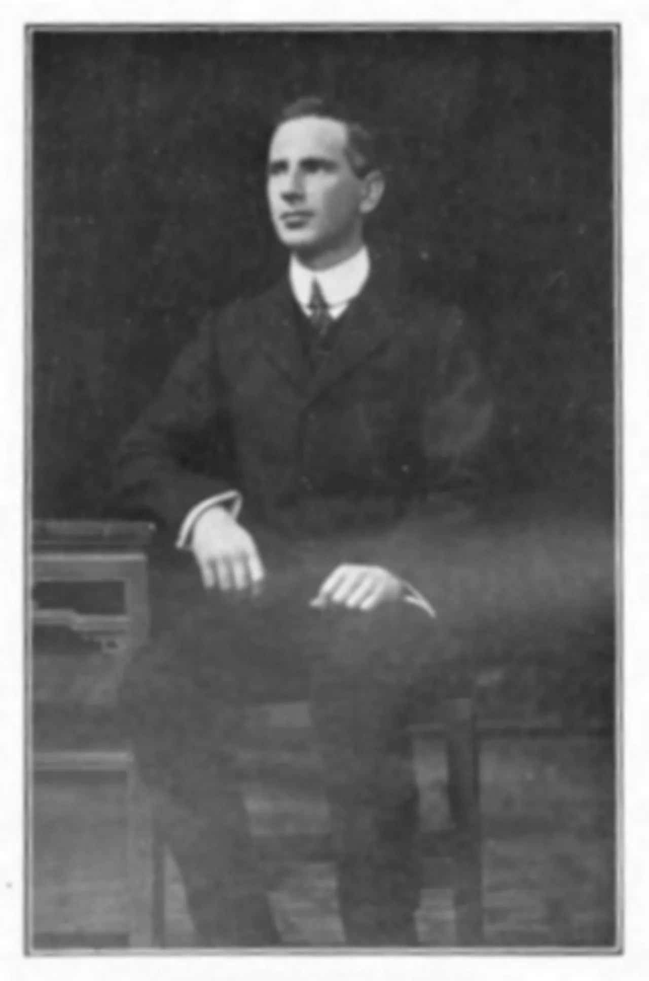 Porträt von Cecil Frederick Robertson (1884–1913) – Gedenkseite