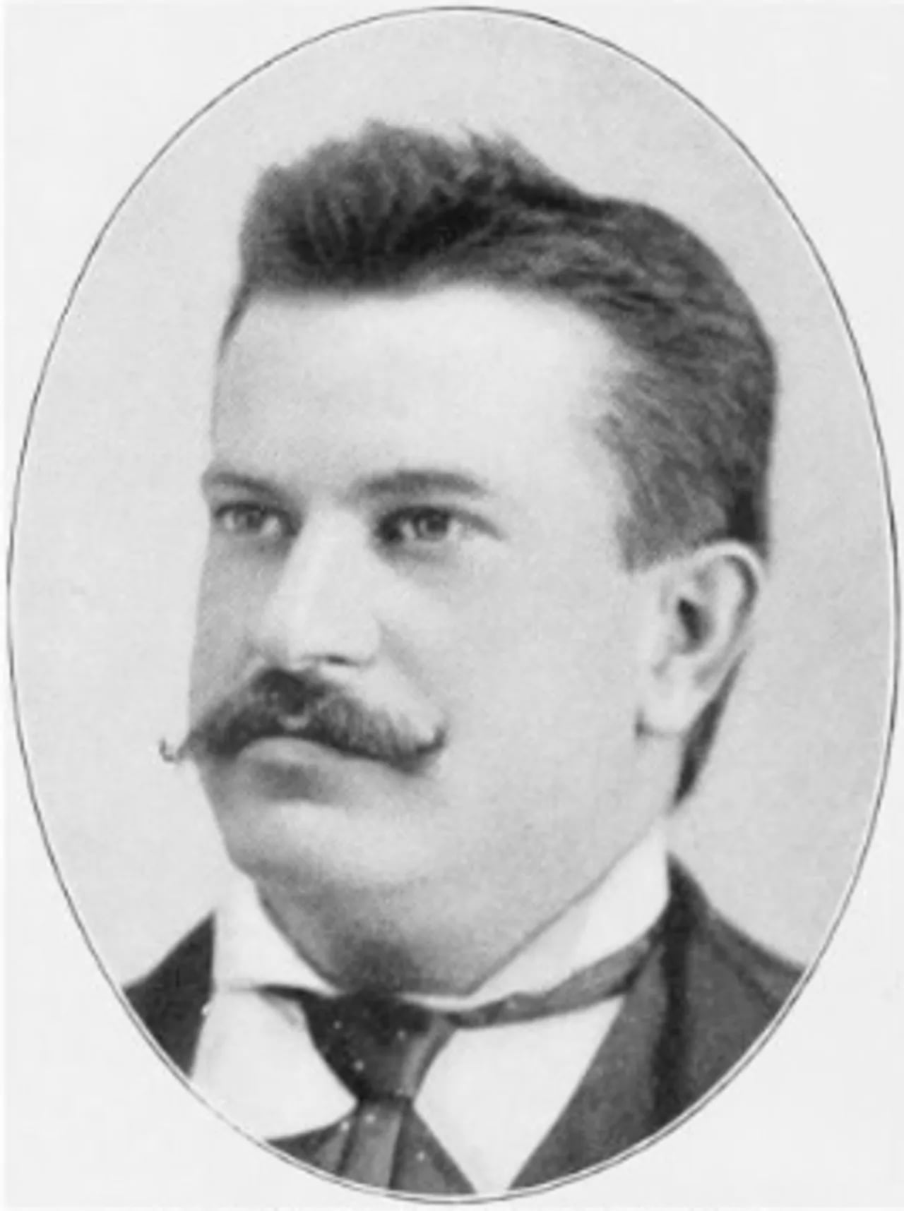 Porträt von Jacob E. Bausch (1867–1932) – Gedenkseite