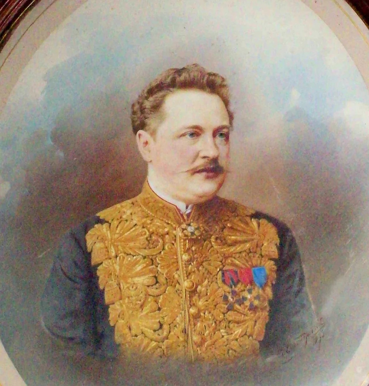 Porträt von Nikolay Pavlovich Anosov (1833–1890) – Gedenkseite