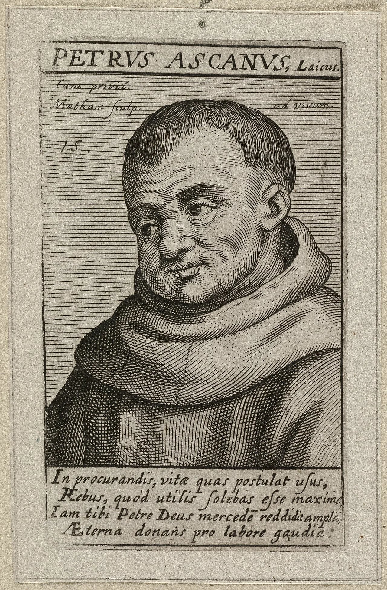Portrait of Peter of Assche (1530–1572) – memorial page
