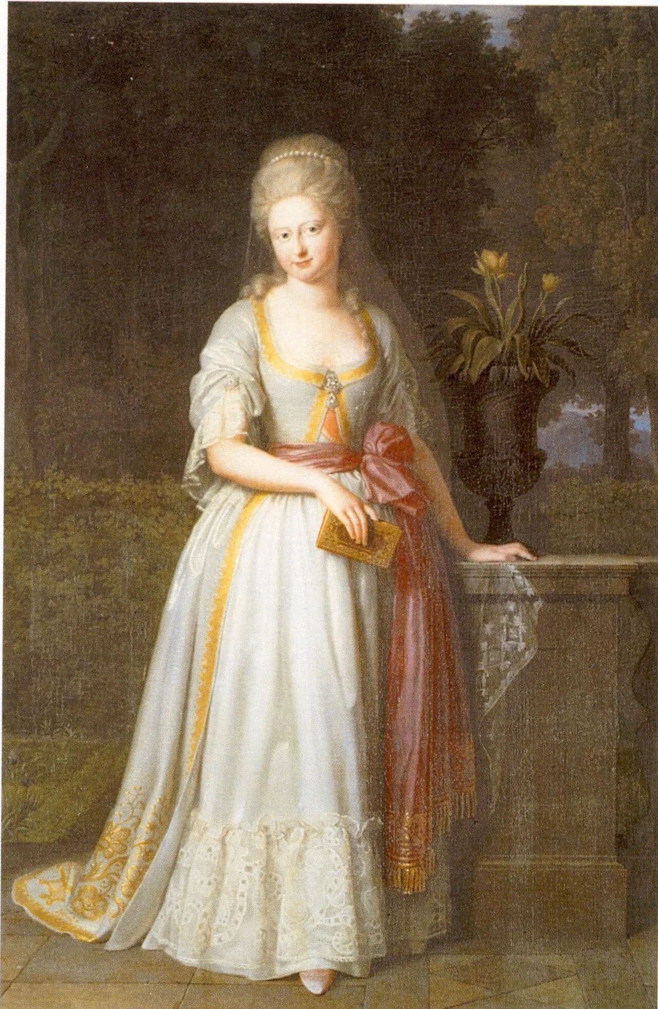Porträt von Auguste Karoline von Braunschweig-Wolfenbüttel (1764–1788) – Gedenkseite