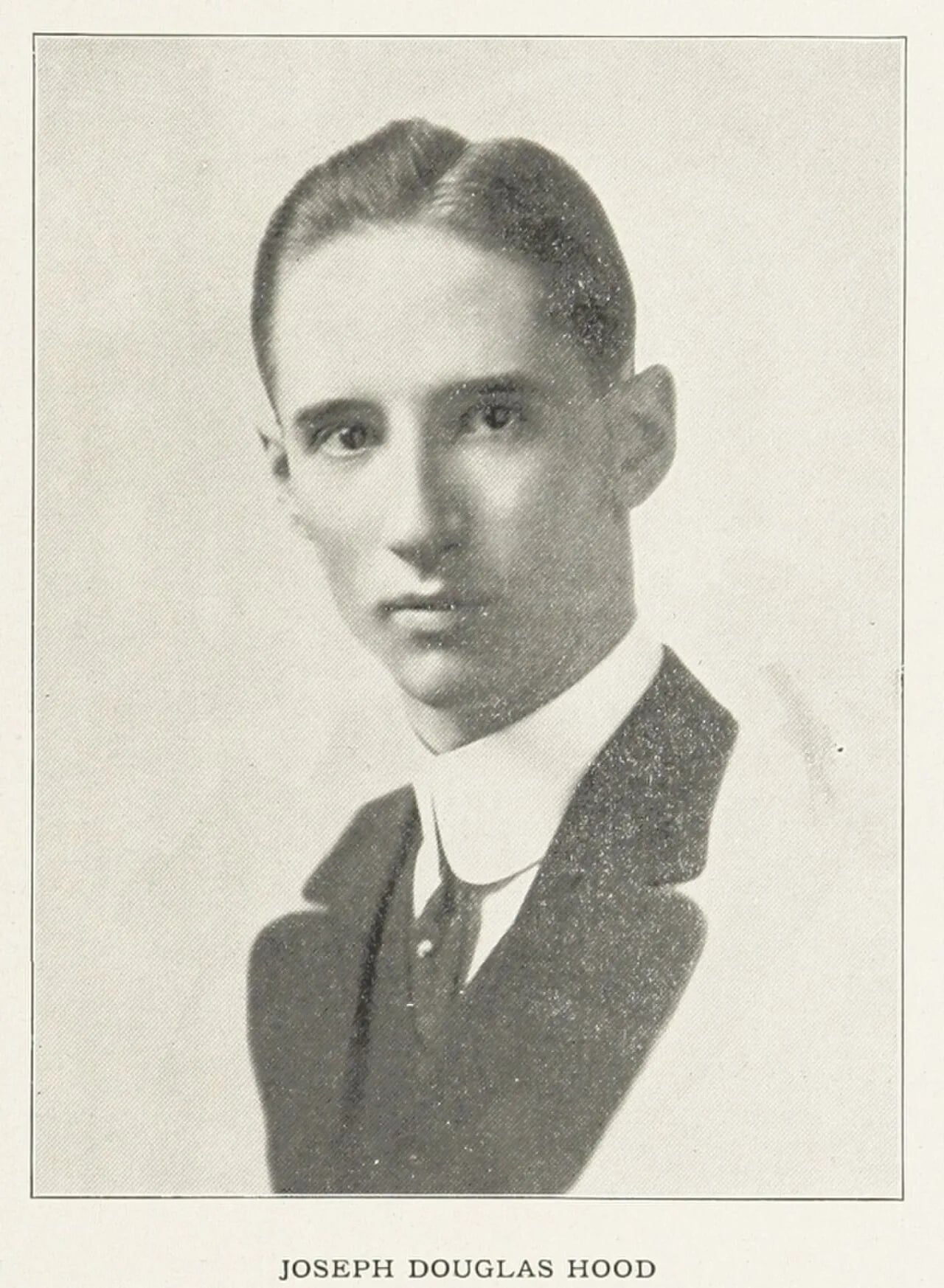 Portrait of Joseph Douglas Hood (1889–1966) – memorial page