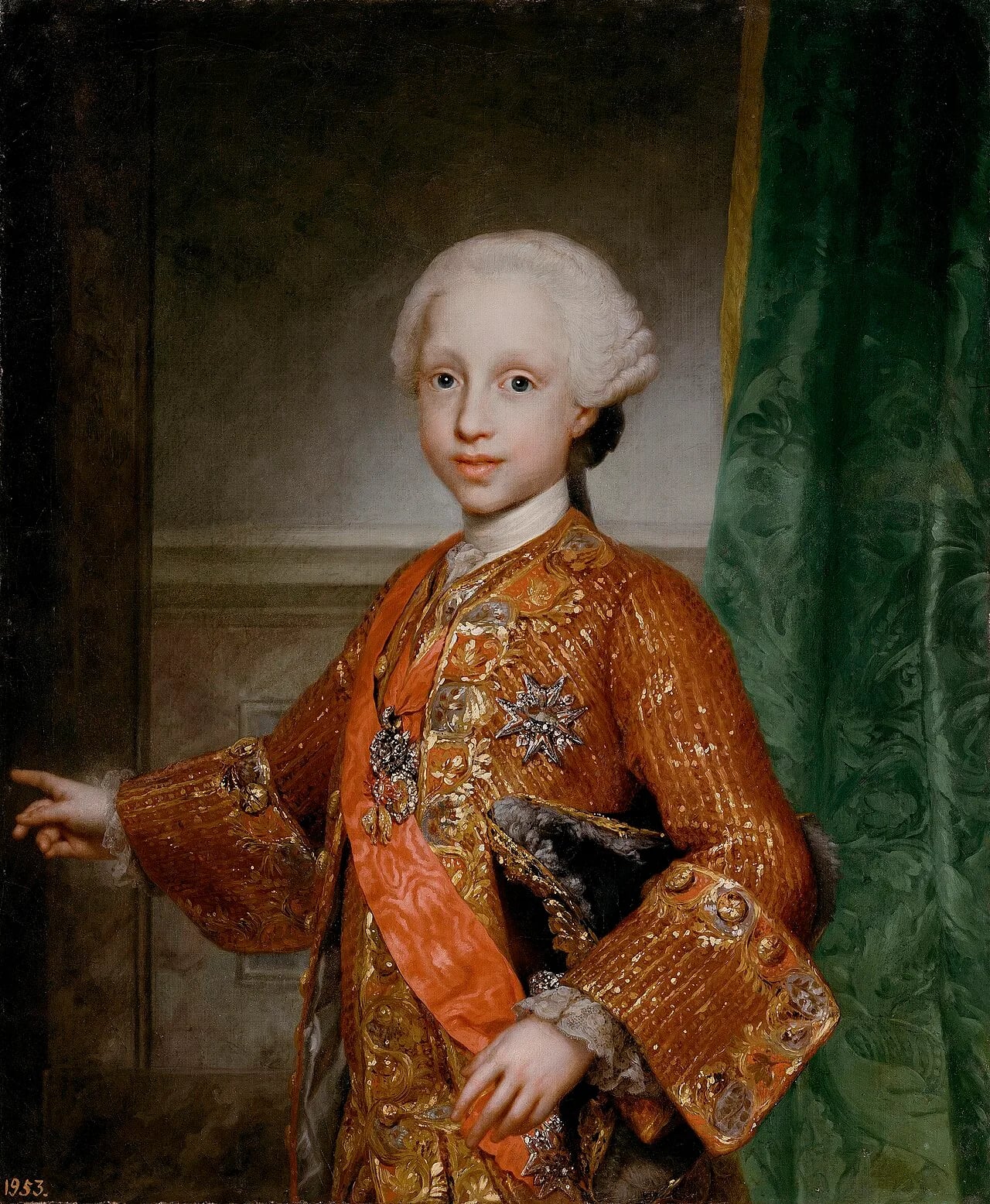 Porträt von Infante Francisco Javier of Spain (1757–1771) – Gedenkseite